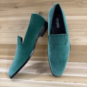 Stacy Adams Savian Velour Slip-On Oxfords Men's Size 7.5M